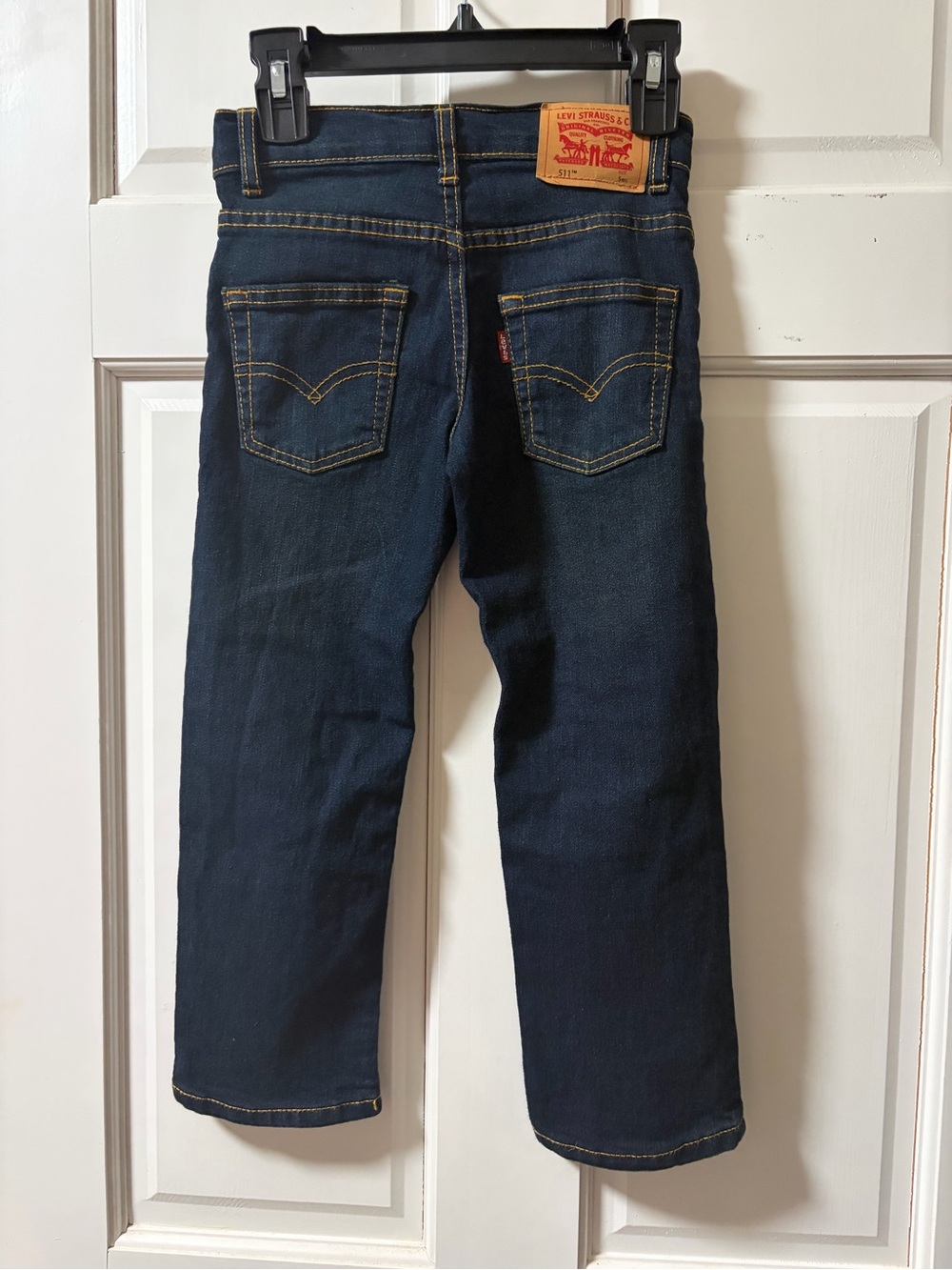 Levi's Dark Blue Straight Leg Jeans